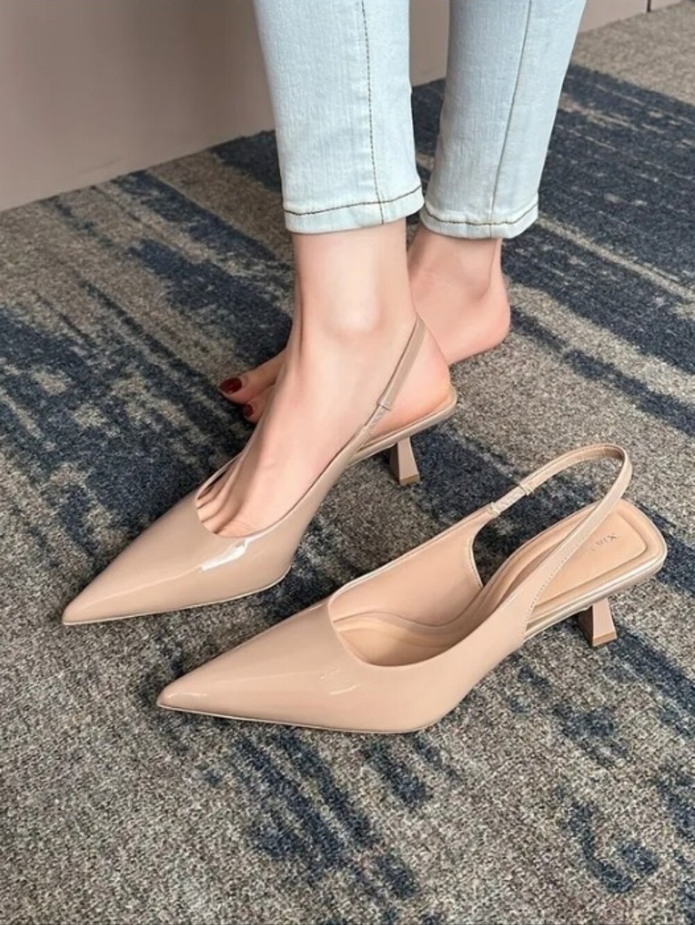 Elegant Women Shoes Classy Lady Shoes Sharp Pointed Single Order Shoes, Sexy